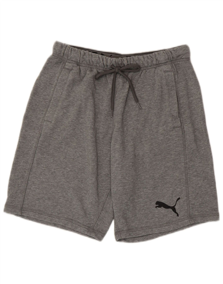 PUMA Sportshorts til mænd, medium grå flækkede