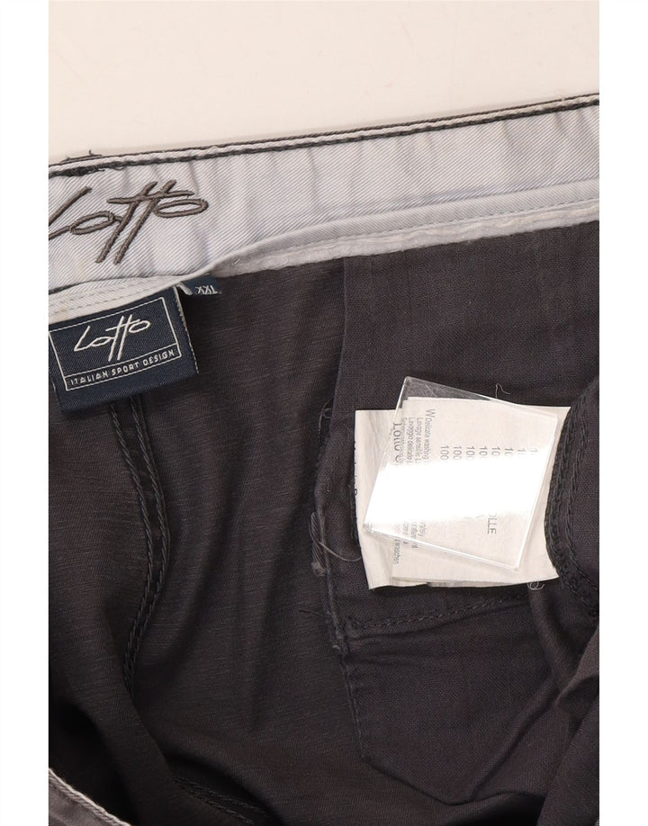 LOTTO Mens Cargo Shorts 2XL W42  Grey Cotton Vintage Lotto and Second-Hand Lotto from Messina Hembry 