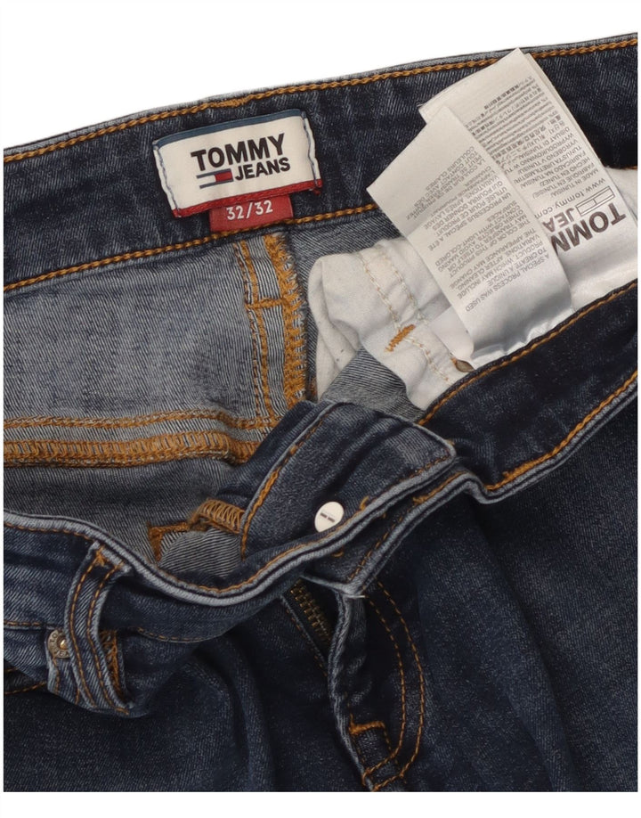 TOMMY HILFIGER Slim Jeans til mænd W32 L32 Blå Bomuld
