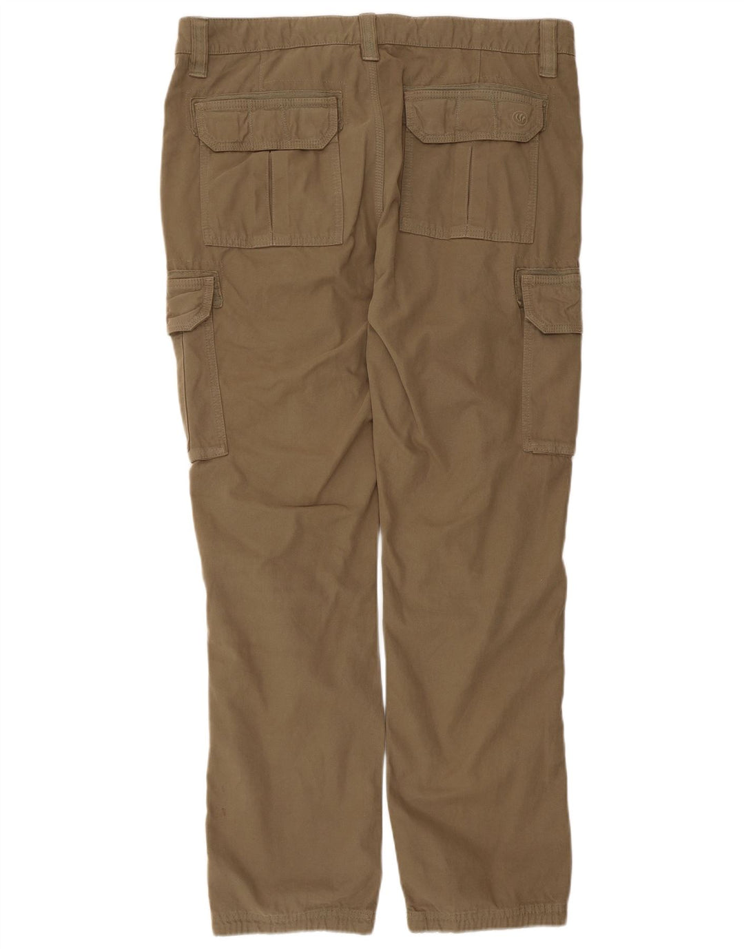 Fat Face Herre Straight Cargo Bukser W38 L30 Khaki Bomuld