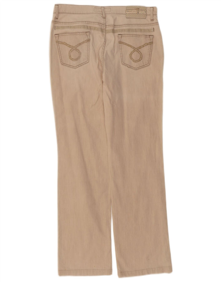 Trussardi Lige Jeans til kvinder W32 L32 Beige Bomuld