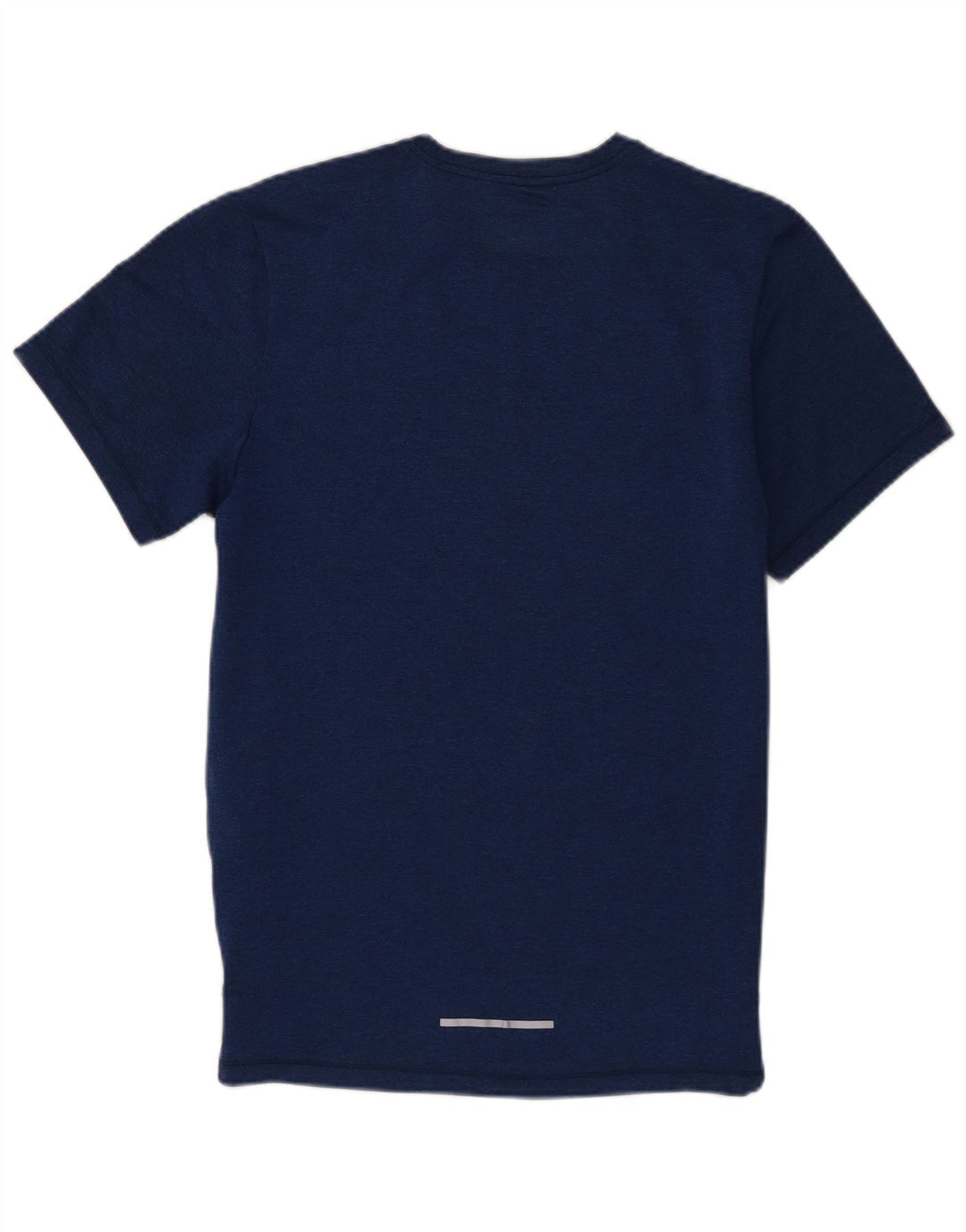 Nike Dri Fit T-shirt top lille marineblå geometrisk polyester