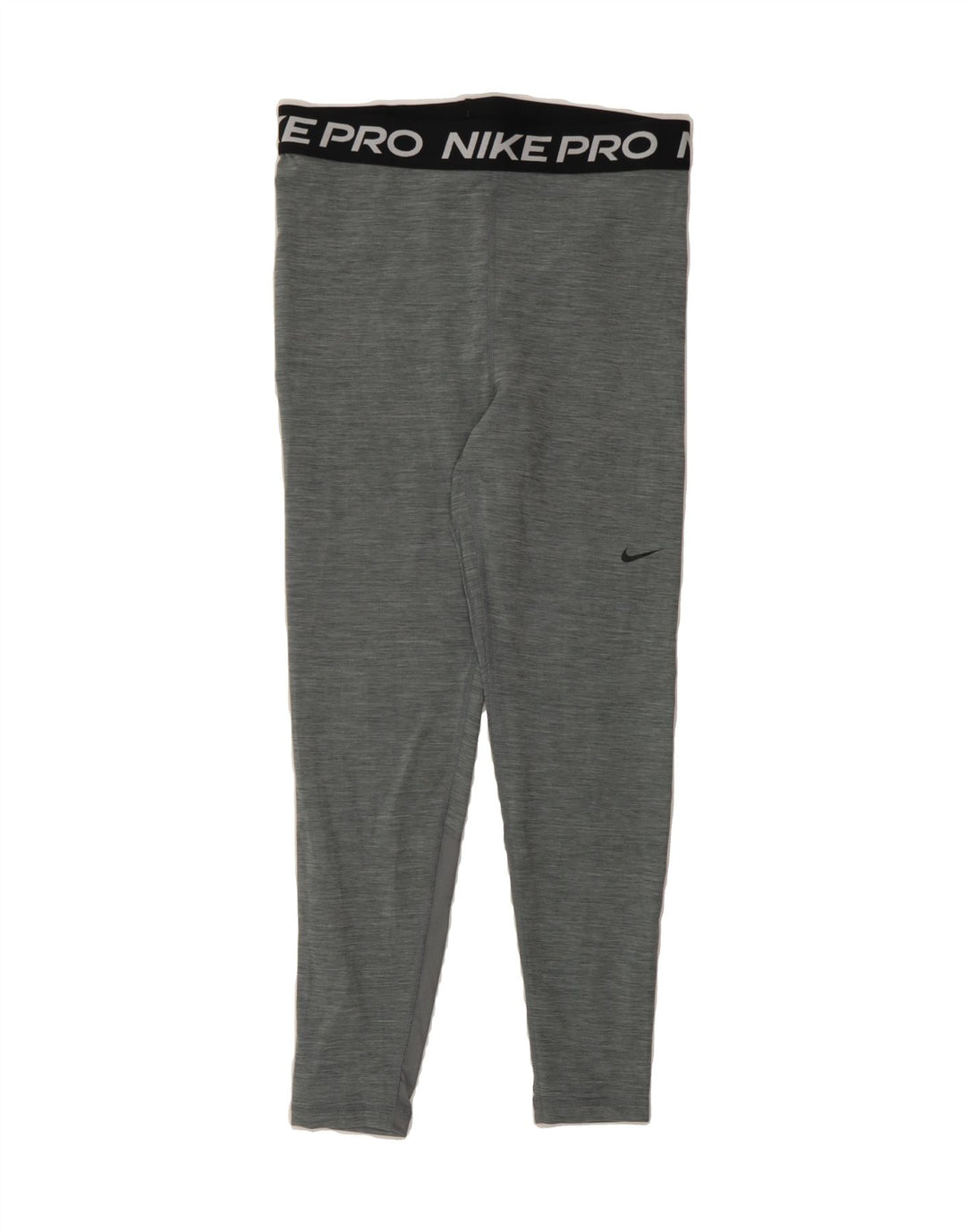 NIKE Womens Dri Fit Graphic Leggings UK 12 Medium  Grey Polyester Vintage Nike and Second-Hand Nike from Messina Hembry 