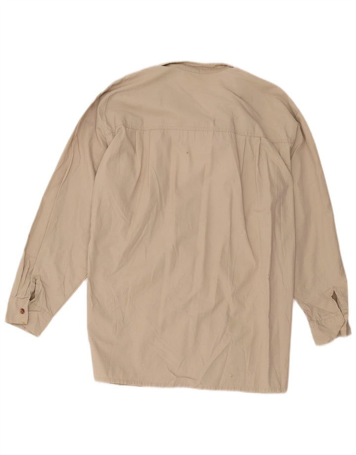 Vintage herreskjorte str. 40 Medium Beige