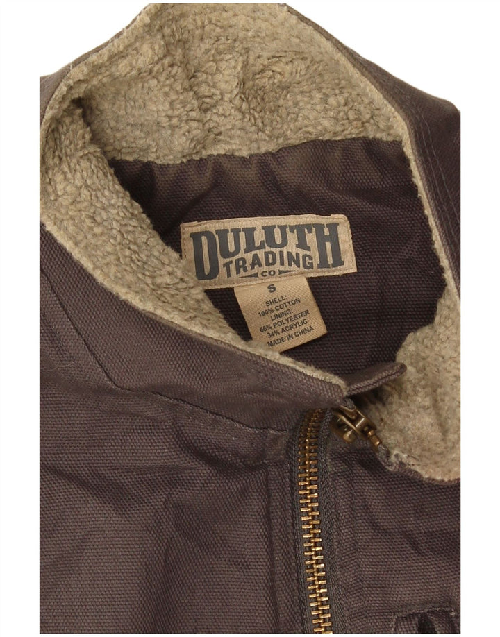 Duluth Trading Herre Utility Gilet UK 36 Small Brown Cotton