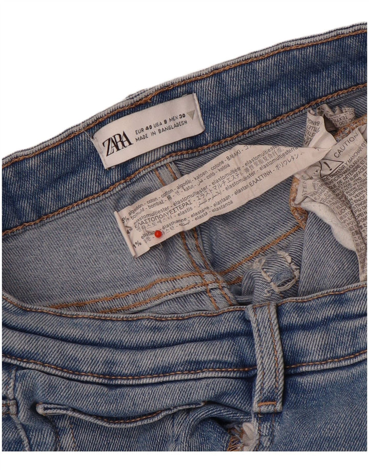 Zara Womens Tapered Jeans EU 40 Medium W30 L27 Blå Bomuld