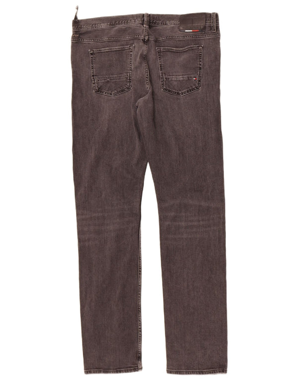 Tommy Hilfiger Herre Bleecker Slim Jeans W36 L34 Grå Bomuld