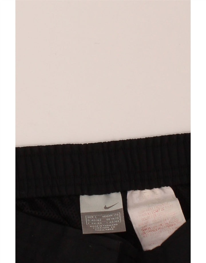 NIKE Womens Straight Capri Trousers UK 14/16 Large W33  Black Vintage Nike and Second-Hand Nike from Messina Hembry 