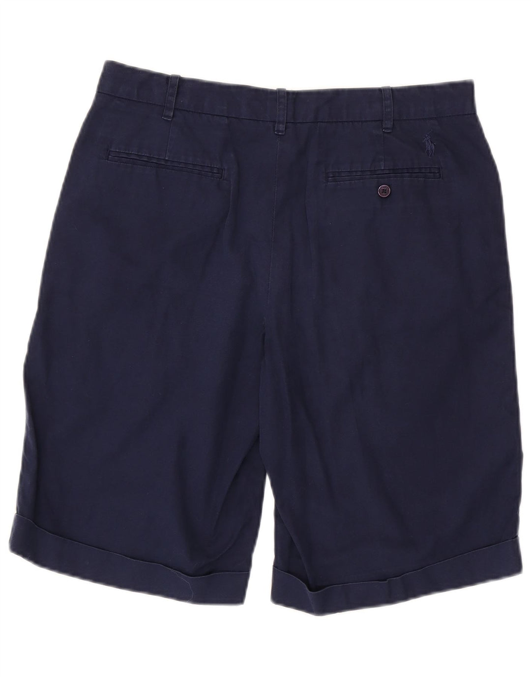 Ralph Lauren Dame Chino Shorts US 8 Medium W30 Marineblå Bomuld