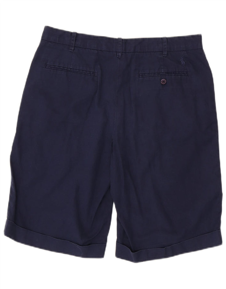 Ralph Lauren Dame Chino Shorts US 8 Medium W30 Marineblå Bomuld