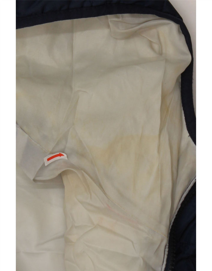 JACK & JONES Herre hættepolstret jakke UK 40 Large Navy Blue Polyester