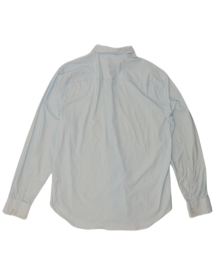 BONOBOS Herre Athletic Fit skjorte Stor blå plettet nylon