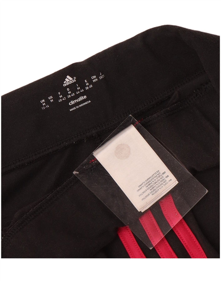 Adidas Womens Climalite Leggings UK 12/14 Medium Black Polyester