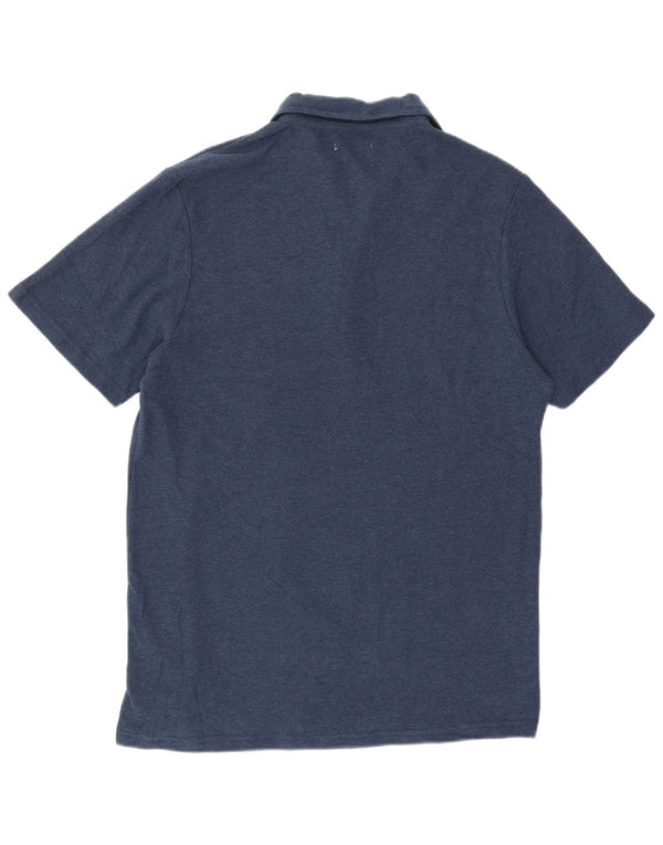 Farah Mens Polo Shirt Medium Navy Blue Cotton