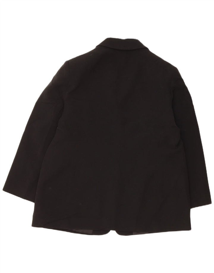 Luisa Spagnoli Dame 3-knaps blazerjakke IT 52 2XL Sort Polyester
