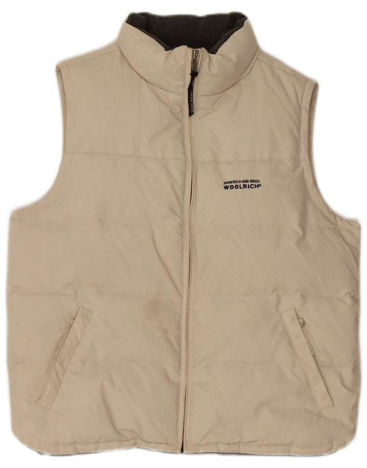 Woolrich Herre Polstret Gilet UK 38 Medium White