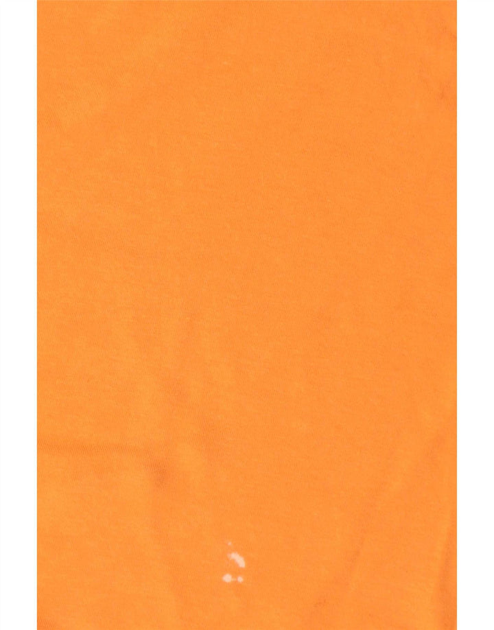 Ellesse Herre Grafisk T-Shirt Top 2XL Orange Bomuld