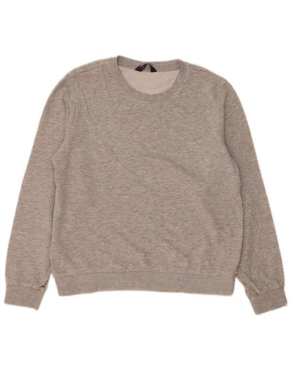 Marks & Spencer Dame Sweatshirt Jumper UK 12 Medium Grey Bomuld