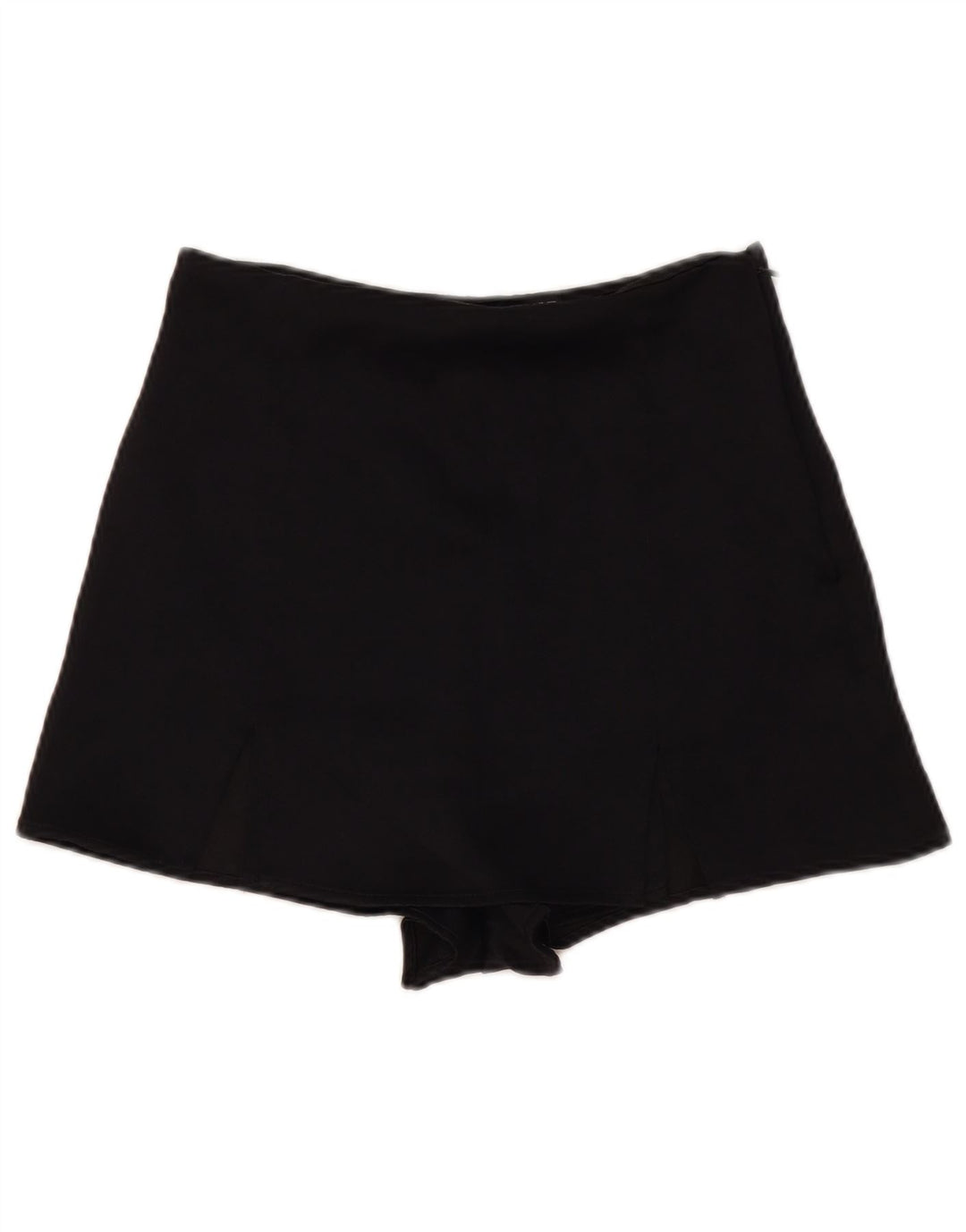 Zara Womens Skort UK 10 Small Black Viscose