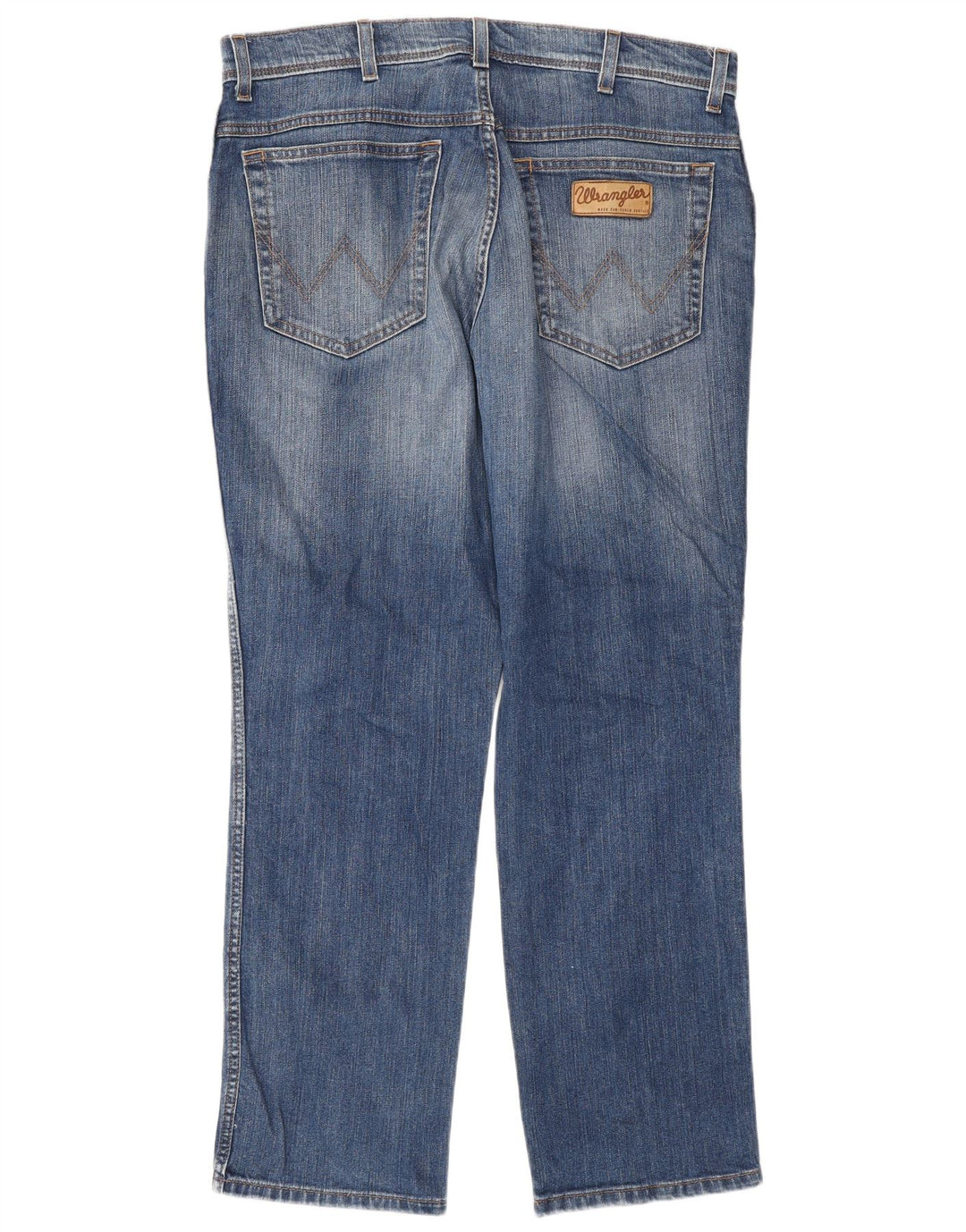 Wrangler Straight Jeans til mænd W32 L30 Blå