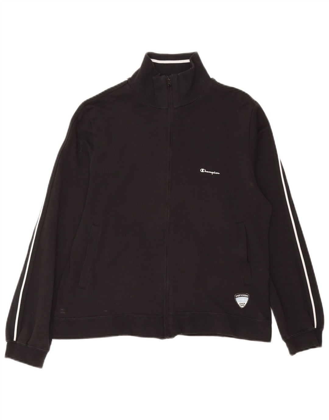 Champion Womens træningsdragt Topjakke UK 14 Medium Sort Bomuld