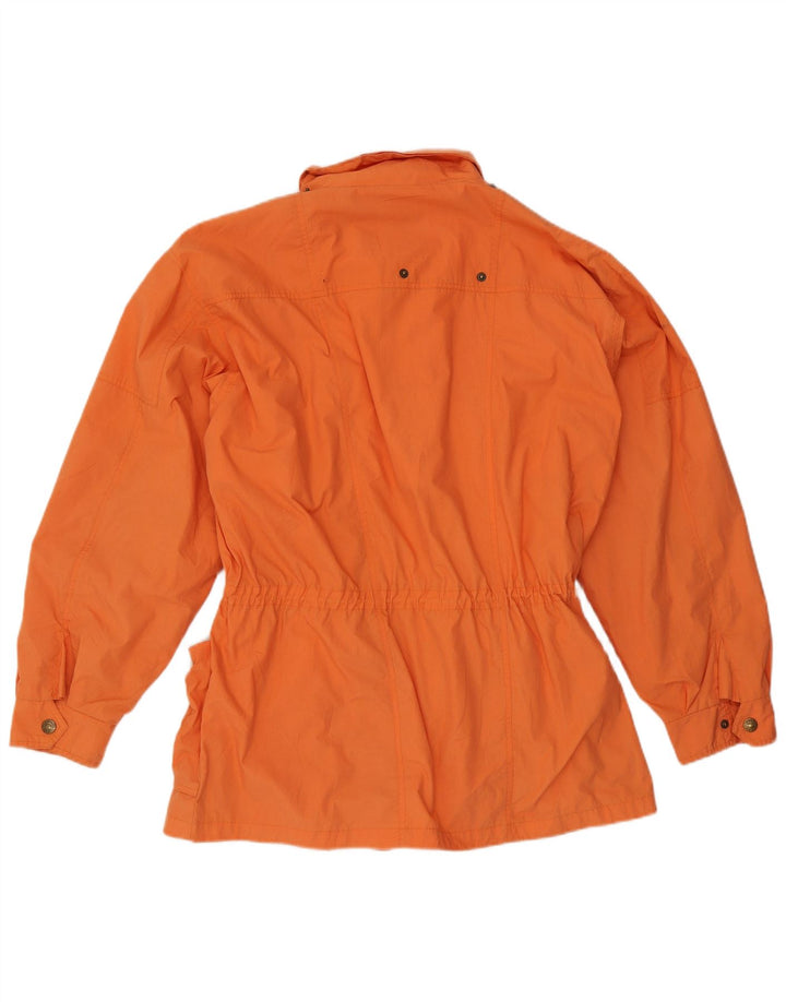 St John's Bay Herre Oversized Utility Jacket UK 44 2XL Orange Polyester