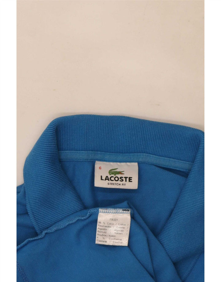 Lacoste herre poloskjorte str. 6 XL Blå bomuld