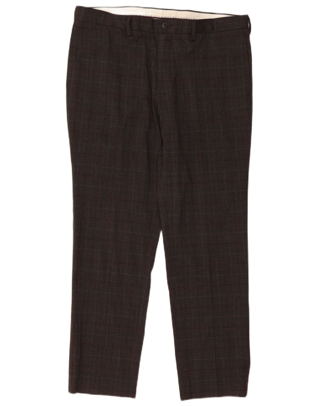 Marks & Spencer Herre Slim Chino Bukser W36 L31 brun ternet polyester