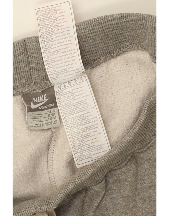 Nike Sportsshorts til mænd, store grå bomuld