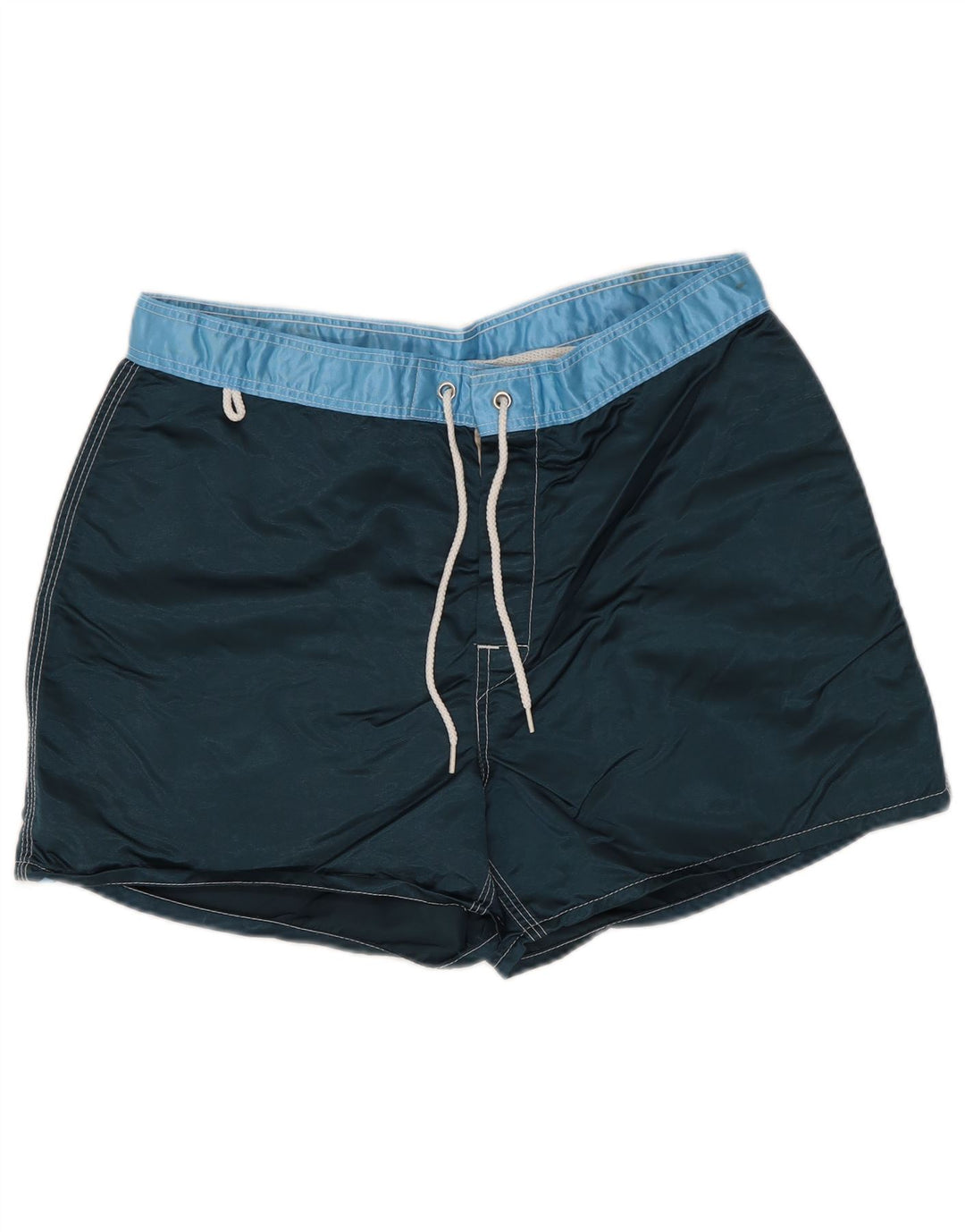 SUNDEK Badeshorts til mænd Medium marineblå stribet nylon