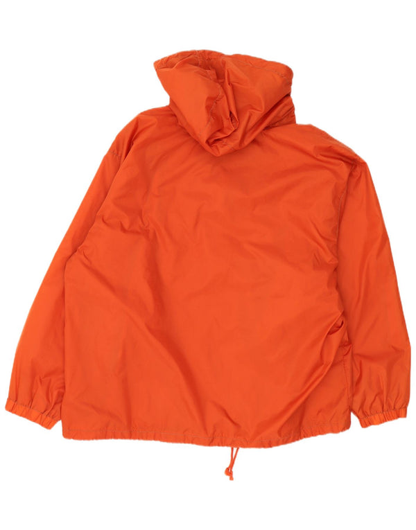 JOHN F GEE Herre grafisk hættejakke anorak EU 56 3XL Orange polyamid
