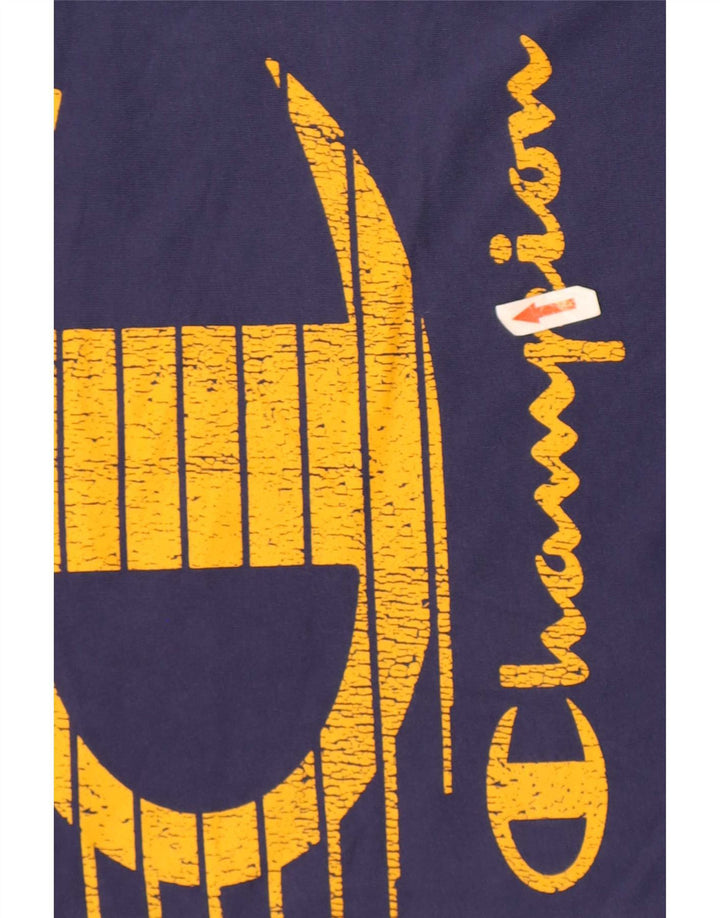 Champion Herre grafisk T-shirt Top Medium Navy Blue