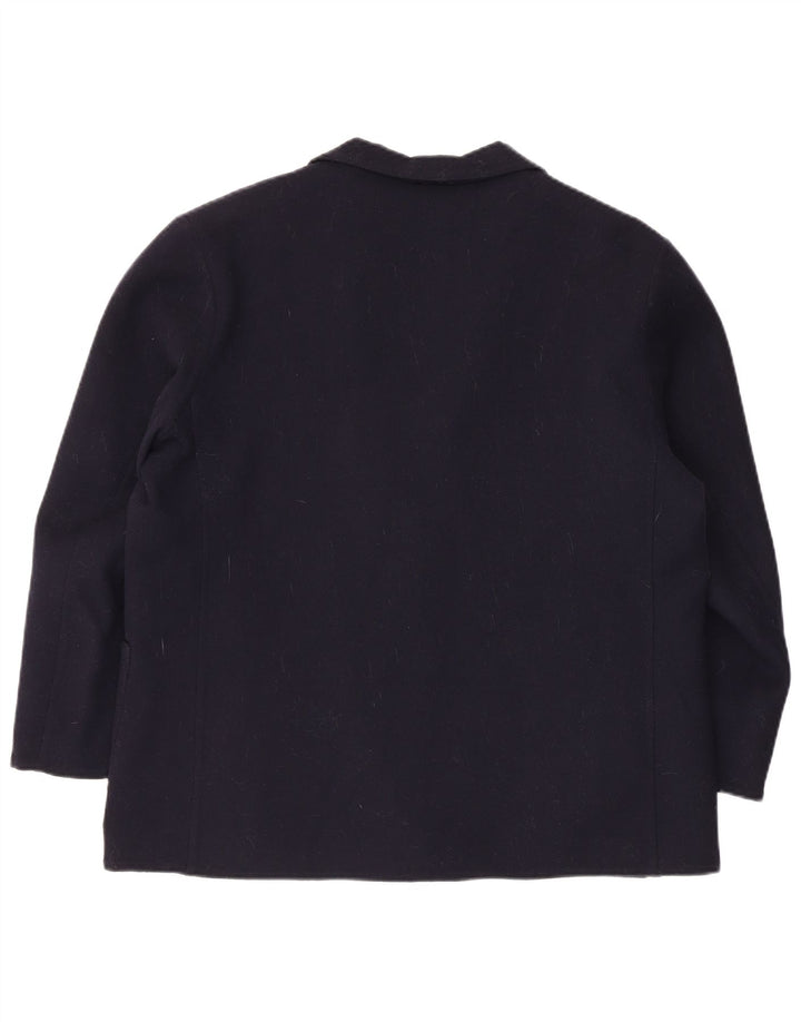 Piacenza Dame 3/4 ærmer 2-knaps blazerjakke UK 16 Large Navy Blue