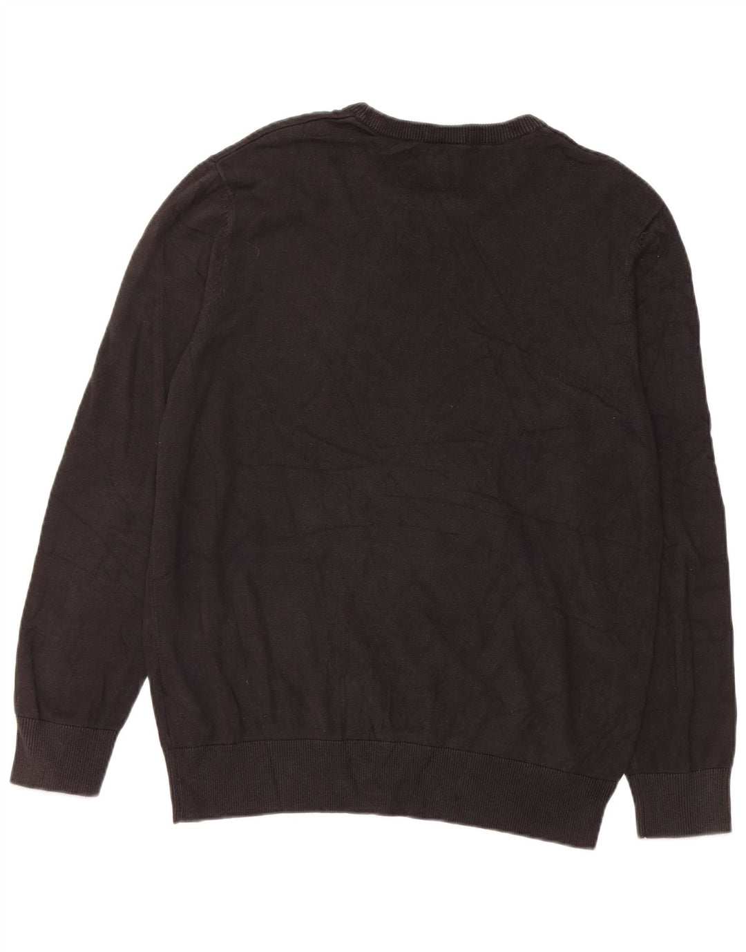 Timberland Herre sweater med rund hals, stor sort bomuld