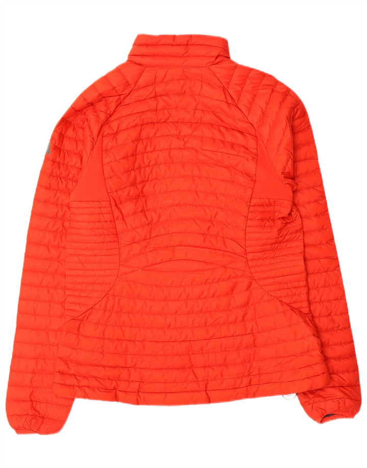 EDDIE BAUER Polstret jakke til kvinder UK 10 Lille rød polyester
