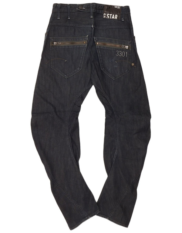 G-Star Herre 3301 Banana Slim Jeans W30 L31 Marineblå Bomuld