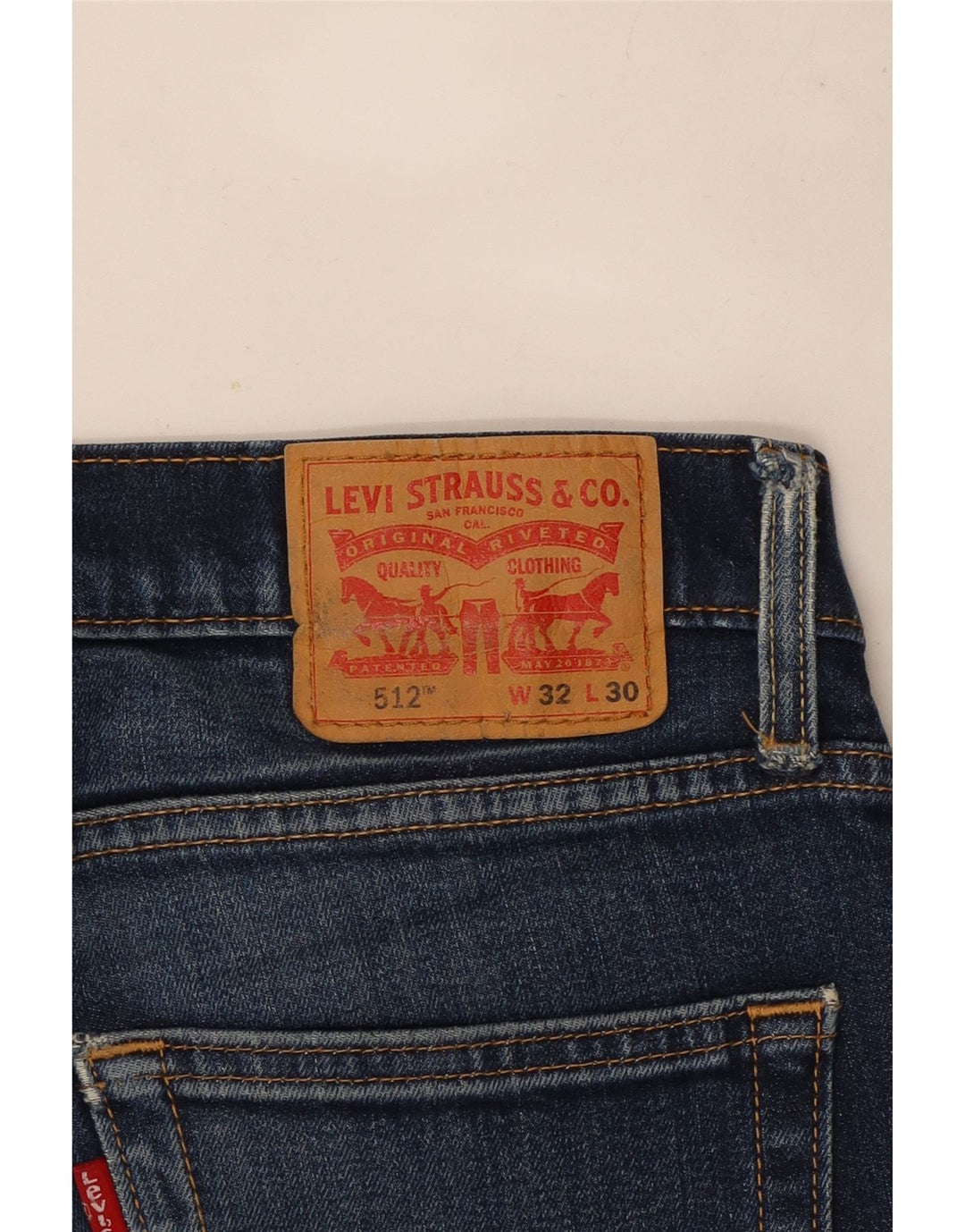 Levi's Herre 512 Slim Tapered Jeans W32 L30 Blå