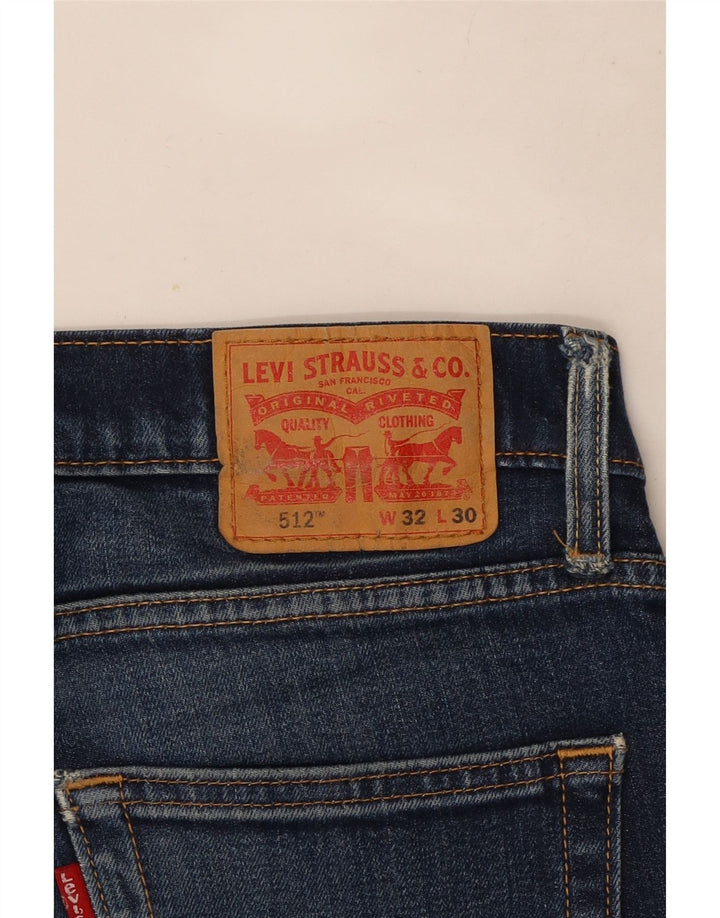 Levi's Herre 512 Slim Tapered Jeans W32 L30 Blå
