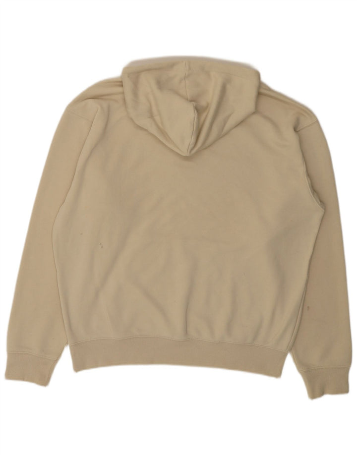 NEW BALANCE Herre Grafisk Loose Fit Hættetrøje Jumper Medium Beige Bomuld
