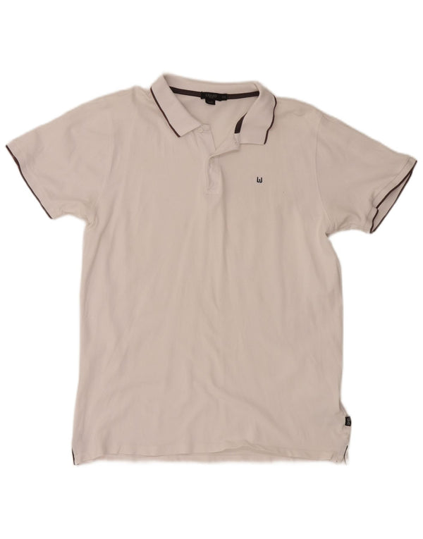 Liu Jo Herre Slim Fit Polo Shirt 2XL Hvid Bomuld