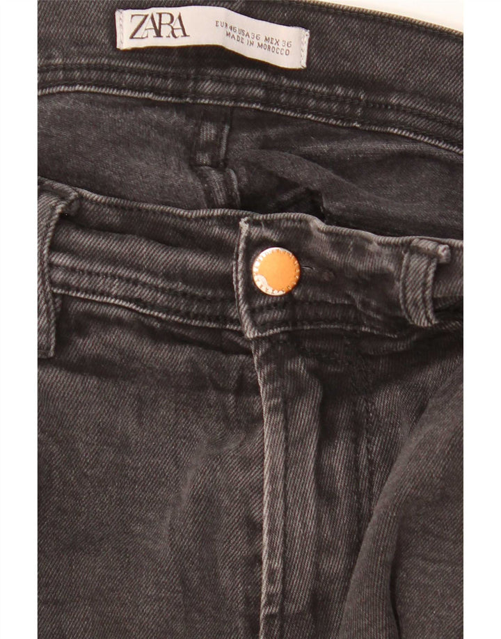 Zara Herre Slim Jeans EU 46 XL W36 L30 Sort
