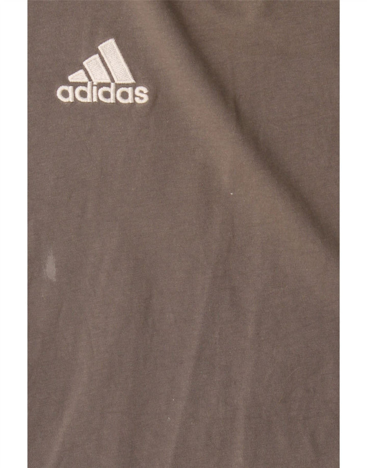 Adidas Herre T-Shirt Top XL Grå Bomuld