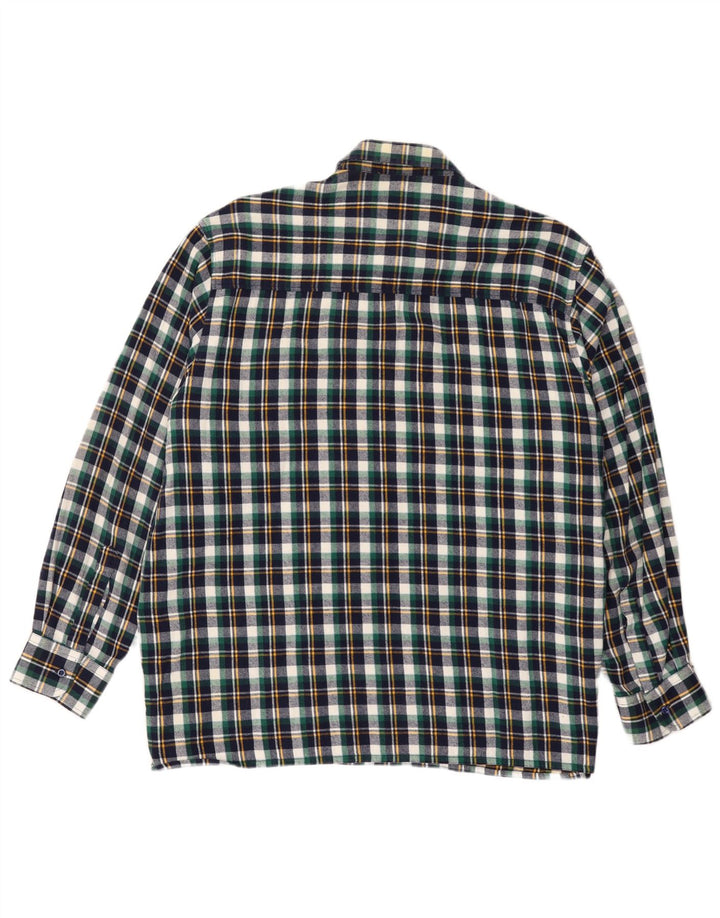 Follie Herre flannelskjorte str. 45/46 2XL Flerfarvet ternet bomuld