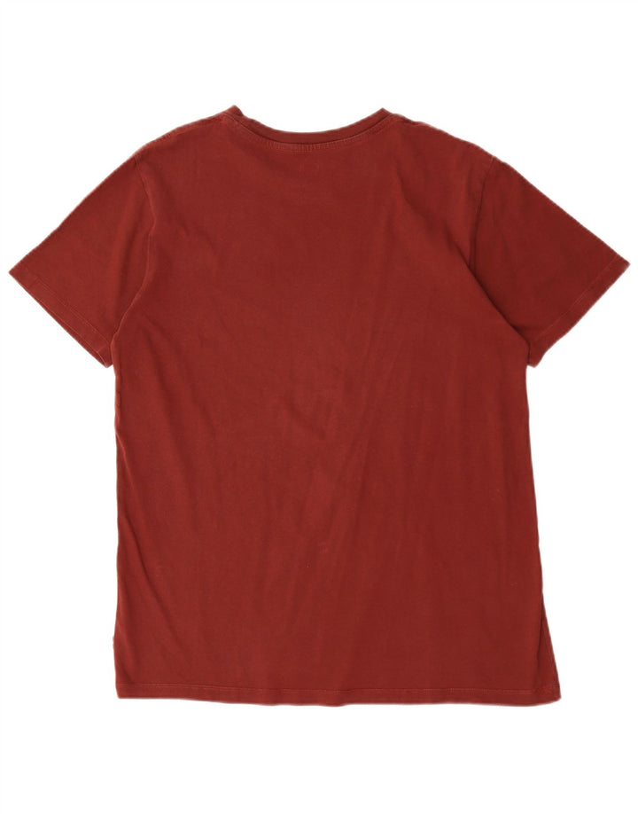 Levi's Herre grafisk T-shirt Top Medium Bourgogne bomuld