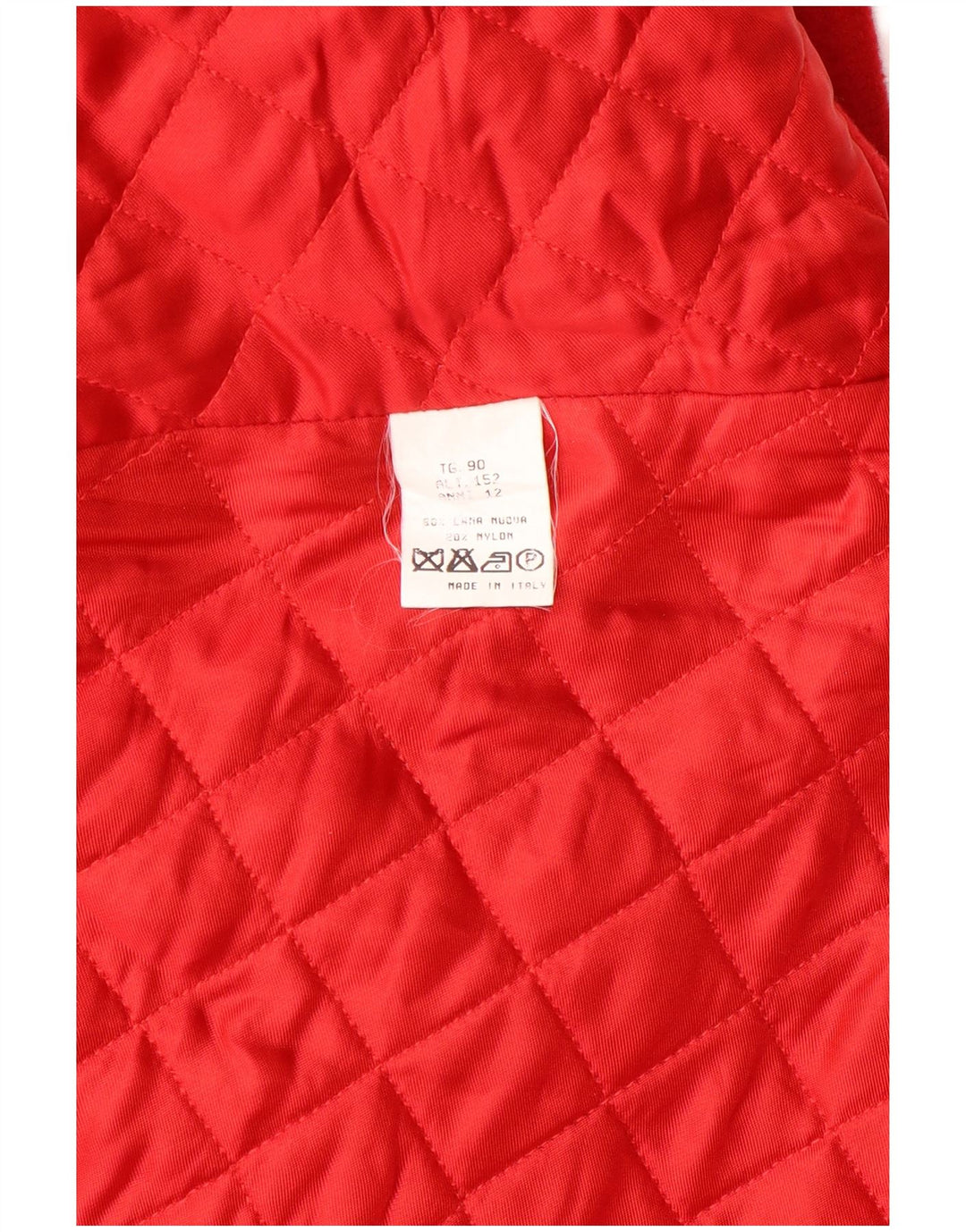 Vintage piger poncho frakke 11-12 år rød uld