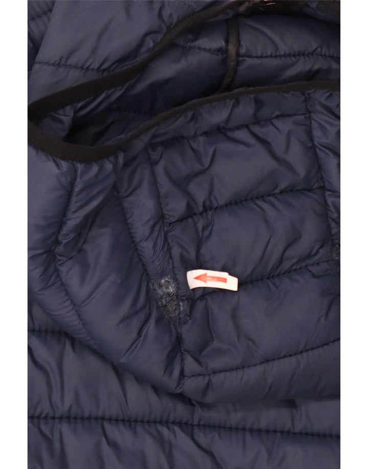 Sergio Tacchini Herre hættepolstret jakke UK 42 XL Navy Blue
