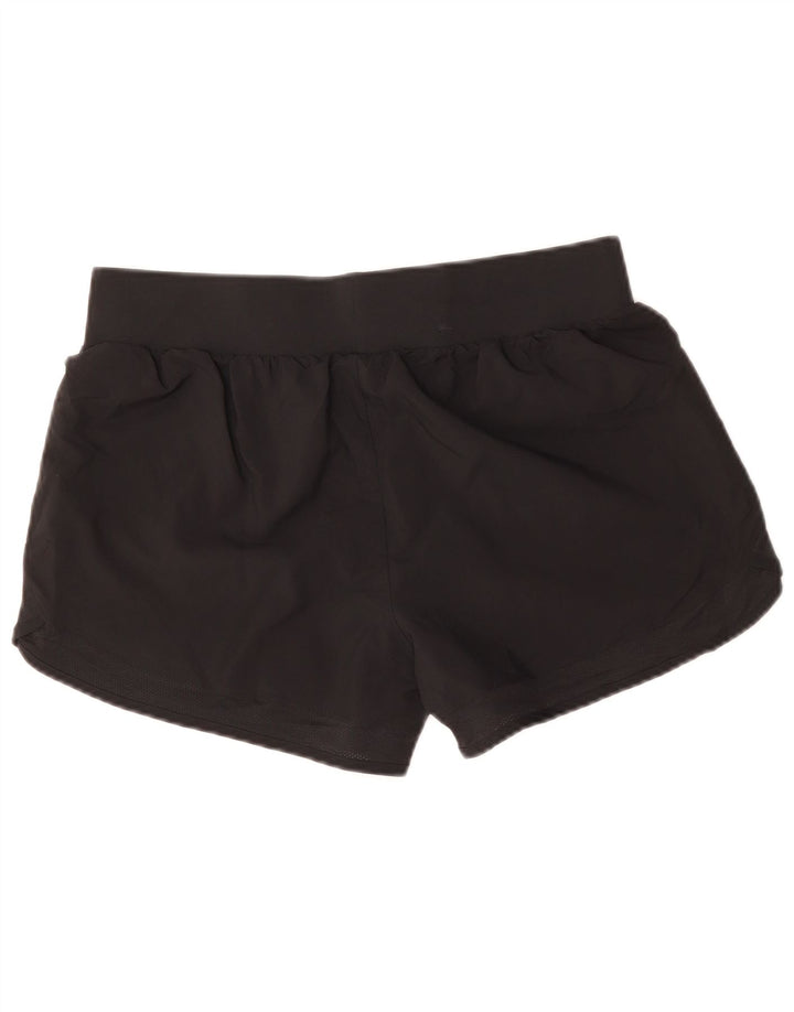 Under Armour Graphic Sports Shorts til kvinder UK 14 Large Black Polyester