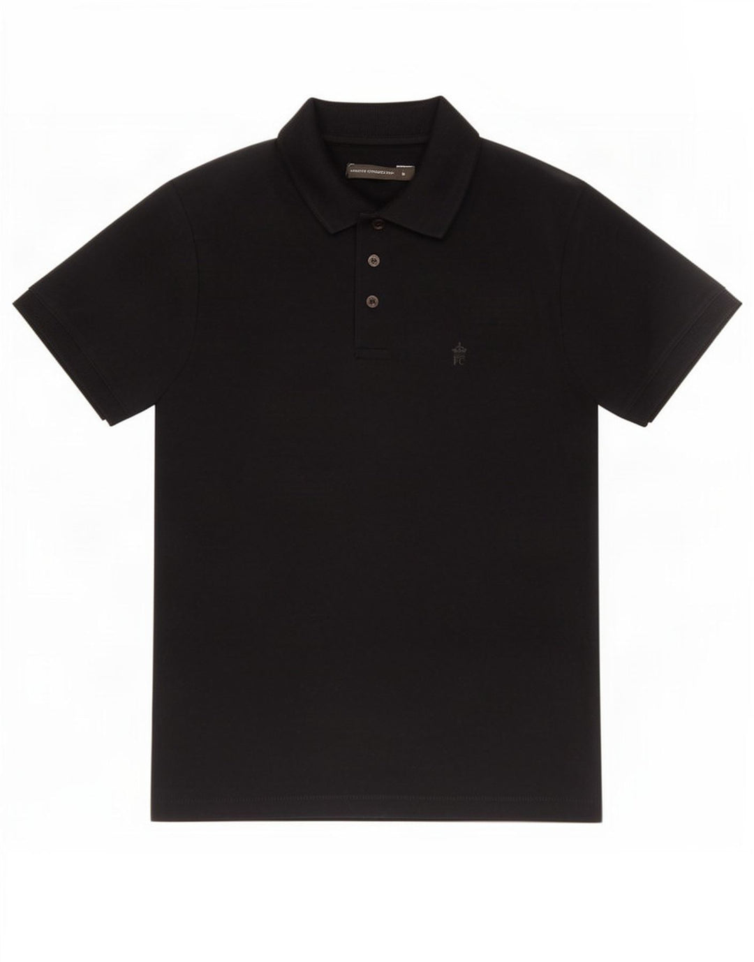 French Connection Herre poloshirt Lille sort bomuld