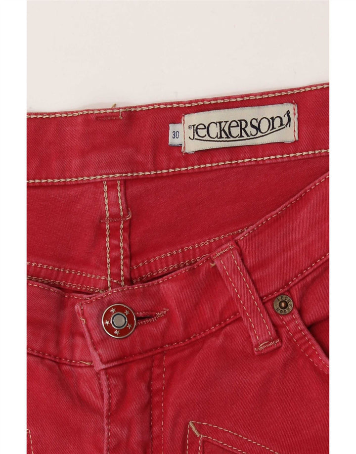 Jeckerson Herre Slim Jeans W30 L27 Burgundy