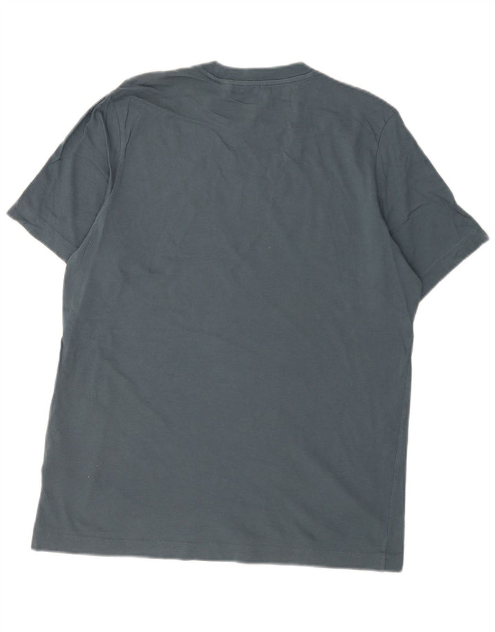 Adidas Grafisk T-shirt top til mænd, lille blå bomuld